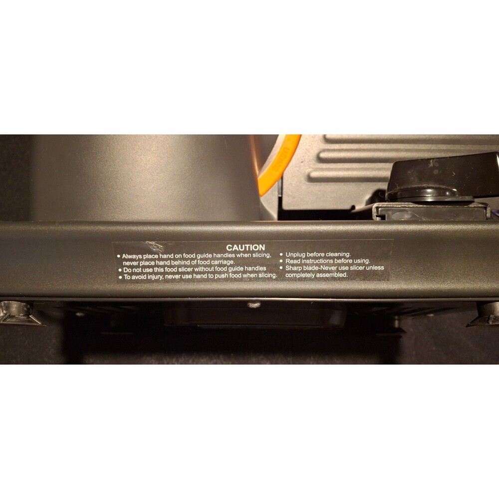 Elite Gourmet EMT-625B Ultimate Precision Electric Deli Food Graphite Black - Picture 14 of 16